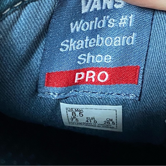 Vans 8.5 Blue Sneakers - Picture 9 of 11